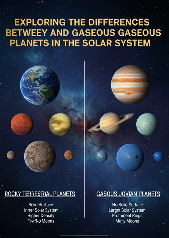 سیارات سنگی و گازی